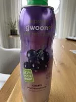 Suhkru kogus sees Cassis vruchtensiroop