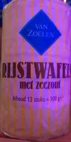 Sokerin määrä sisällä Rijstwaffels met zeezout