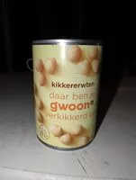 चीनी की मात्रा kikkererwten