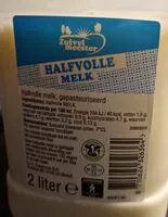 Jumlah gula yang masuk Halfvolle melk