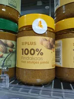 Jumlah gula yang masuk Puur 100% Pindakaas met stukjes pinda