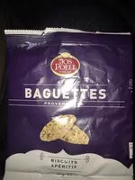 चीनी की मात्रा Baguettes provencales