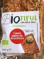 İçindeki şeker miktarı Croustines tomate emmental mozza