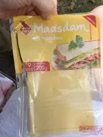 İçindeki şeker miktarı Maasdam en tranches
