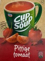 中的糖分和营养成分 Cup a soup pittige tomaat