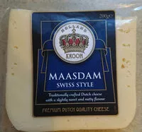 Amount of sugar in Maasdam Cheese Block
