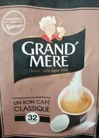 Suhkru kogus sees Café Grand Mère Classique pour Senseo 32x