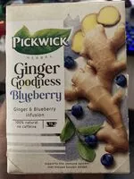 चीनी की मात्रा Ginger goodness blueberry