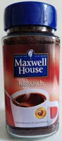 Zucker und Nährstoffe drin Maxwell house