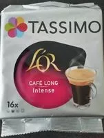 Jumlah gula yang masuk Café long intense Tassimo