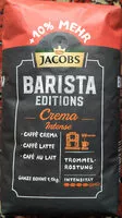 चीनी की मात्रा Barista Editions Crema Intense Röstkaffee, ganze Bohnen