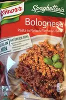 Suhkru kogus sees Spaghetteria Bolognese