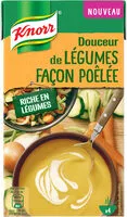 Jumlah gula yang masuk KNORR Soupe Liquide Douceur de Légumes Façon Poêlée 1L