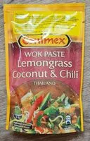 Zuckermenge drin Wok paste lemongrass coconut et chili