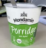 Suhkru kogus sees Porridge mit Apfel