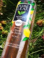 İçindeki şeker miktarı Thé infusé glacé bio saveur citron de Sicile