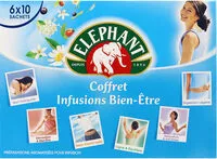 Количество сахара в Elephant Infusions Coffret Bien-Etre 60 Sachets