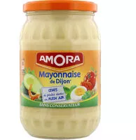 Quantité de sucre dans Amora Mayonnaise De Dijon Bocal 725g