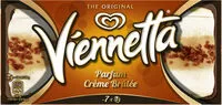 Suhkru kogus sees Viennetta Glace Dessert Crème Brûlée 7 parts 650ml