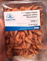 Suhkru kogus sees Crevettes Grises Entières Cuites "Moyennes"