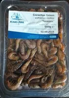 Suhkru kogus sees Crevettes grises entières cuites "Grosses"