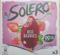 Amount of sugar in Solero - Red Berries