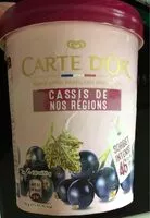 Amount of sugar in Carte D'or Pot Sorbet Intense Cassis 450ml