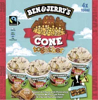 含糖量 BEN & JERRY'S Glace Mini Pots Cone Together 4x100ml