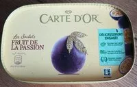 入っている砂糖の量 CARTE D'OR Glace Sorbet Fruit de la Passion 900ml