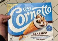 Suhkru kogus sees Cornetto