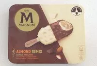 चीनी की मात्रा Magnum Glace Bâtonnet Amande Remix 4x85ml