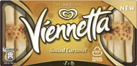 Suhkru kogus sees Viennetta Dessert Glacé Caramel Salé 7 parts