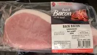 Amount of sugar in Back Bacon