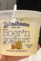 Jumlah gula yang masuk Boer'n Yoghurt Vanille Muesli