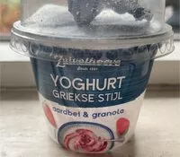 Jumlah gula yang masuk Yoghurt Griekse Stijl aardbei & granola