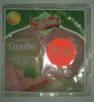 Quantité de sucre dans Tranchés dinde