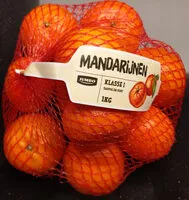 Sokerin määrä sisällä Mandarijnen