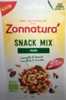 Suhkru kogus sees Snack Mix Veggie