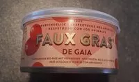 Amount of sugar in Faux gras de Gaia