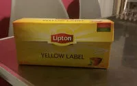 Zuckermenge drin Lipton Yellow Label Thé Noir 30 Sachets