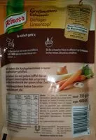 Количество сахара в Deftiger Linsentopf