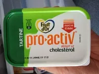 Sucre et nutriments contenus dans Fruit d or pro activ