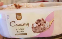 Sokerin määrä sisällä Creamy Rocky Road