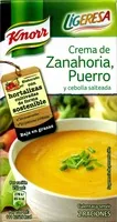Cantidad de azúcar en Puré de zanahoria y puerro