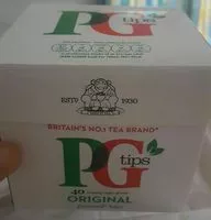 Sucre et nutriments contenus dans Pg tips