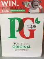 Azúcar y nutrientes en Pg tips