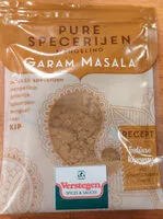 Zuckermenge drin Garam Masala