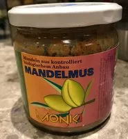 चीनी की मात्रा Mandelmus, Mandelmusig