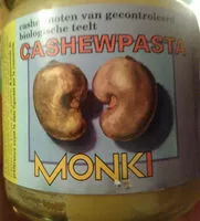 चीनी की मात्रा Cashew Nussmus, 330 GR Glas