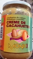 चीनी की मात्रा Crème de cacahuètes